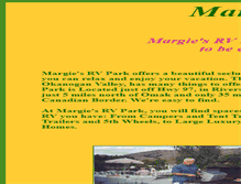 Tablet Screenshot of margies-rvpark.com